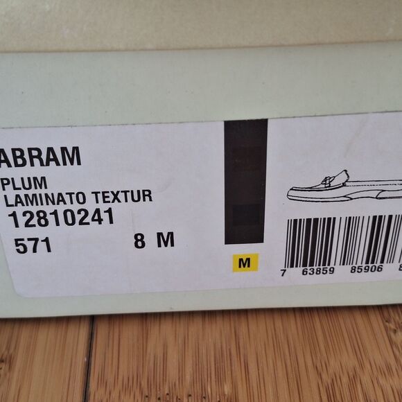 Enzo Angioloni Leather Flats Loafers 8M Pearlized Beige Champagne Neutral - Picture 11 of 14